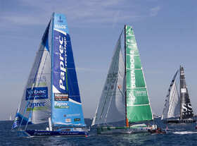 Le départ de la 1ere Barcelona World Race Le départ de la 1ere Barcelona World Race