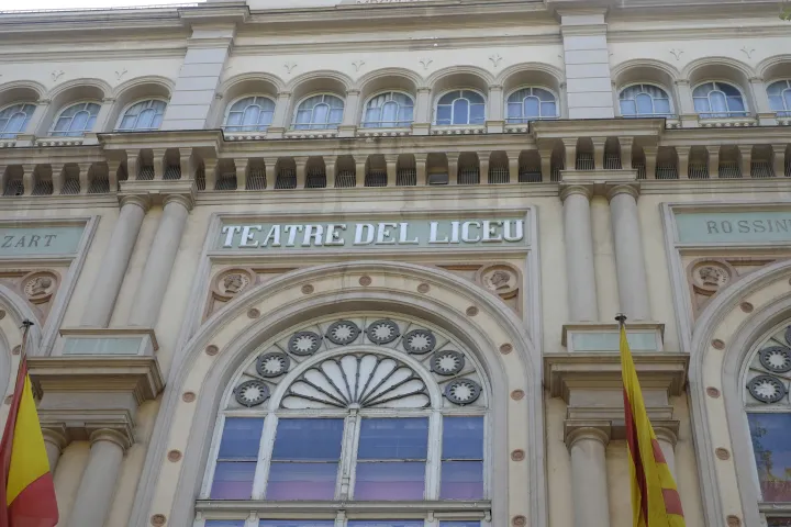 La Façade du Grand Théâtre du Liceu