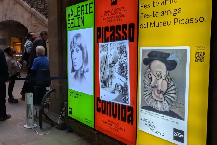 Picasso Museum - Barcelona - Exhibition Posters Entrance