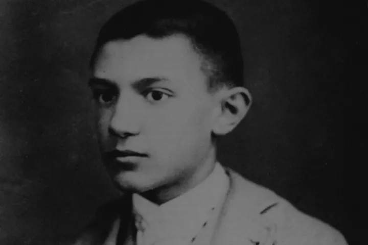 Le jeune Pablo Picasso à Barcelone en 1896