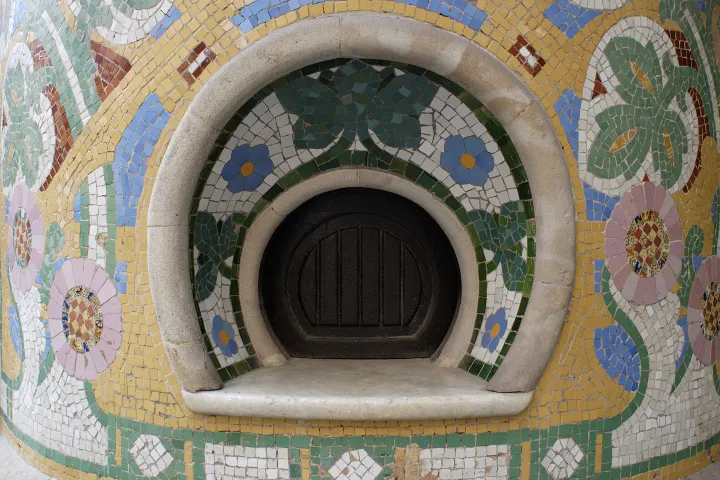 Palau de la Música Catalana, Der alte Ticketschalter aus Keramik