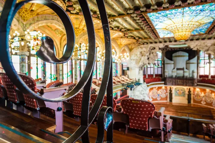 Palau de la Música Catalana, Die modernistische Bühne