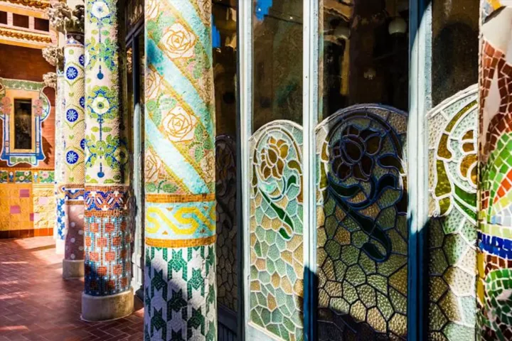 Palau de la Música Catalana: Die Keramikdetails