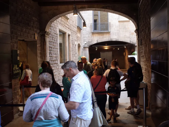 Entrance to the Picasso Museum in Barcelona