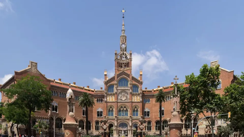 Recinto modernista di Sant Pau Barcellona - Ingresso