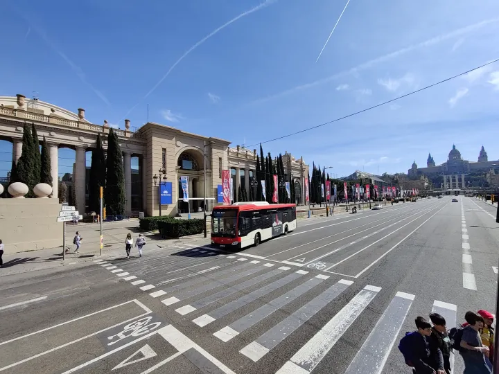 Montjuïc - L'ingresso nel ring di Montjuïc