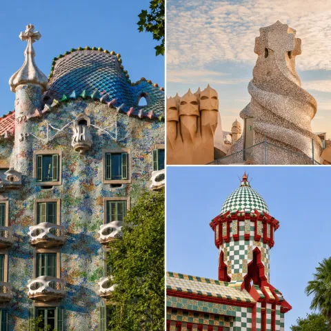 3 case di Gaudí