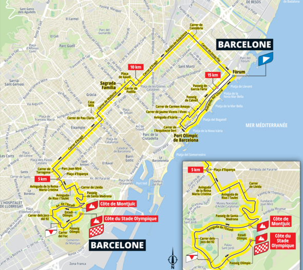 Le parcours de la 1ere étape du Tour de France 2026 Le parcours de la 1ere étape du Tour de France 2026